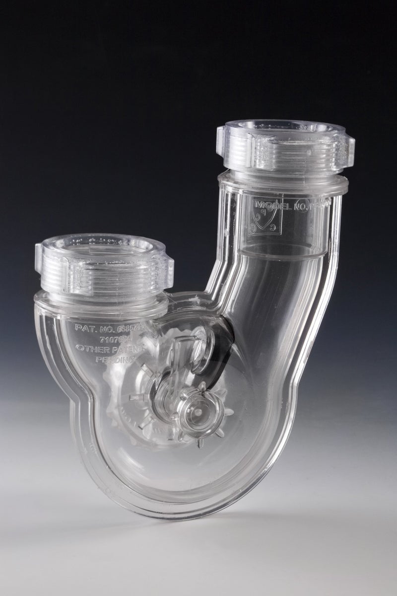 PermaFLOW Never Clog Transparent ABS 1-1/2" J-Bend (includes 1-1/2" to 1-1/4" reducing gaskets) - for Kitchen and Bath/Lavatory; PT5021 - Image 3